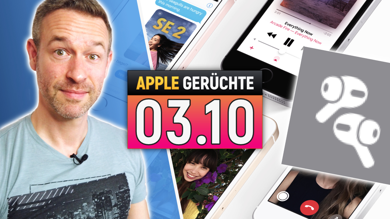 JETZT DOCH: iPhone SE 2 im NÄCHSTEN Jahr! AirPods 3 im Oktober?
